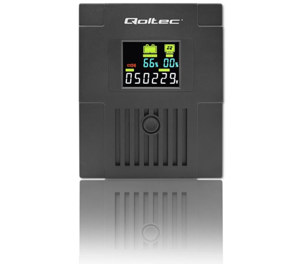 Qoltec UPS Line Interactive | Monolith | 2000VA | 1200W | LCD | USB - 1180152 - zdjęcie 6
